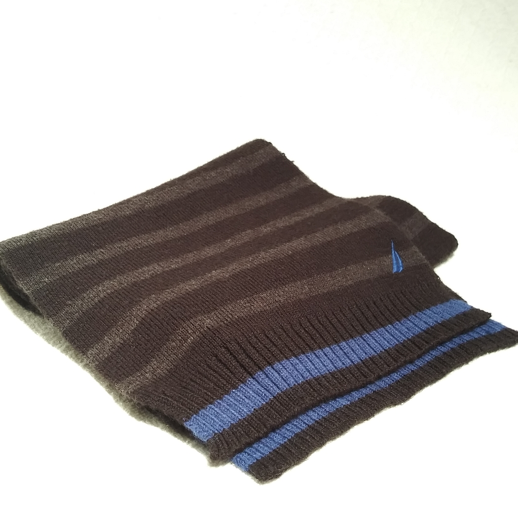 Nautica Striped Scarf 6' Long
